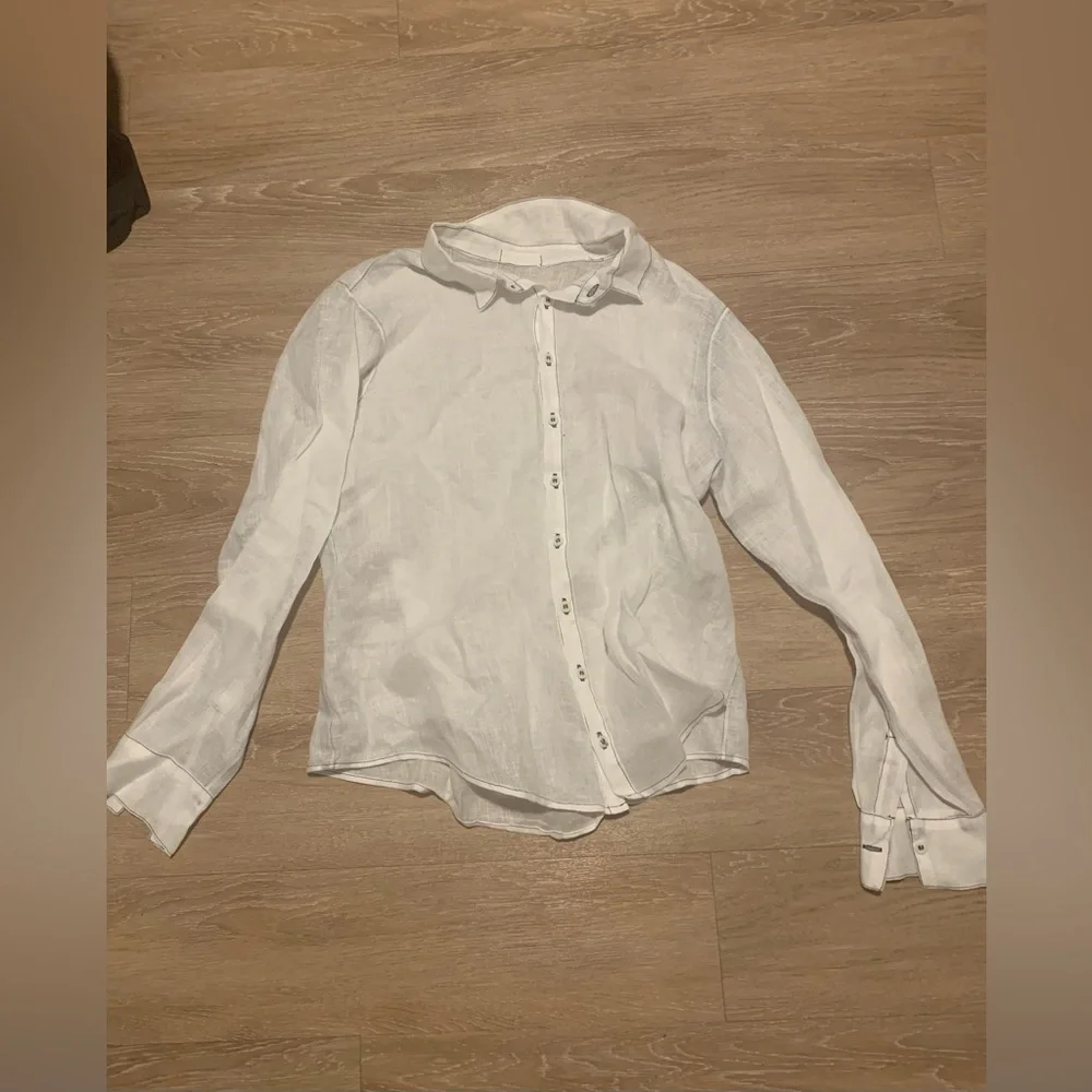 Anne Fontaine White Blouse Size M (EU 42) - Picture 1 of 3